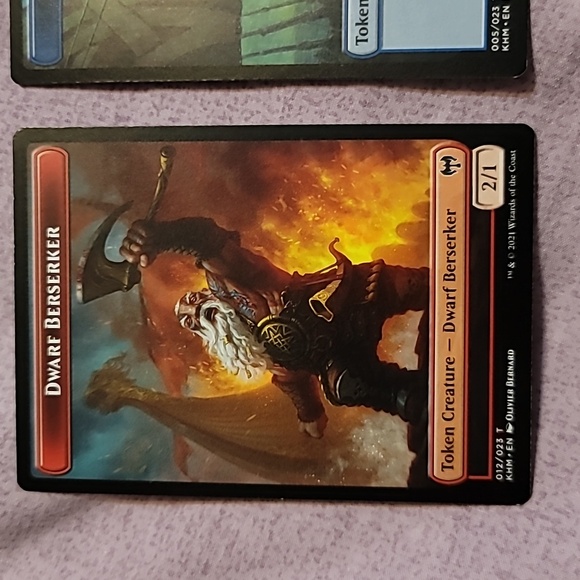 Set of 2 Magic The Gathering (MTG) Token Creature Trading Cards - Picture 2 of 4